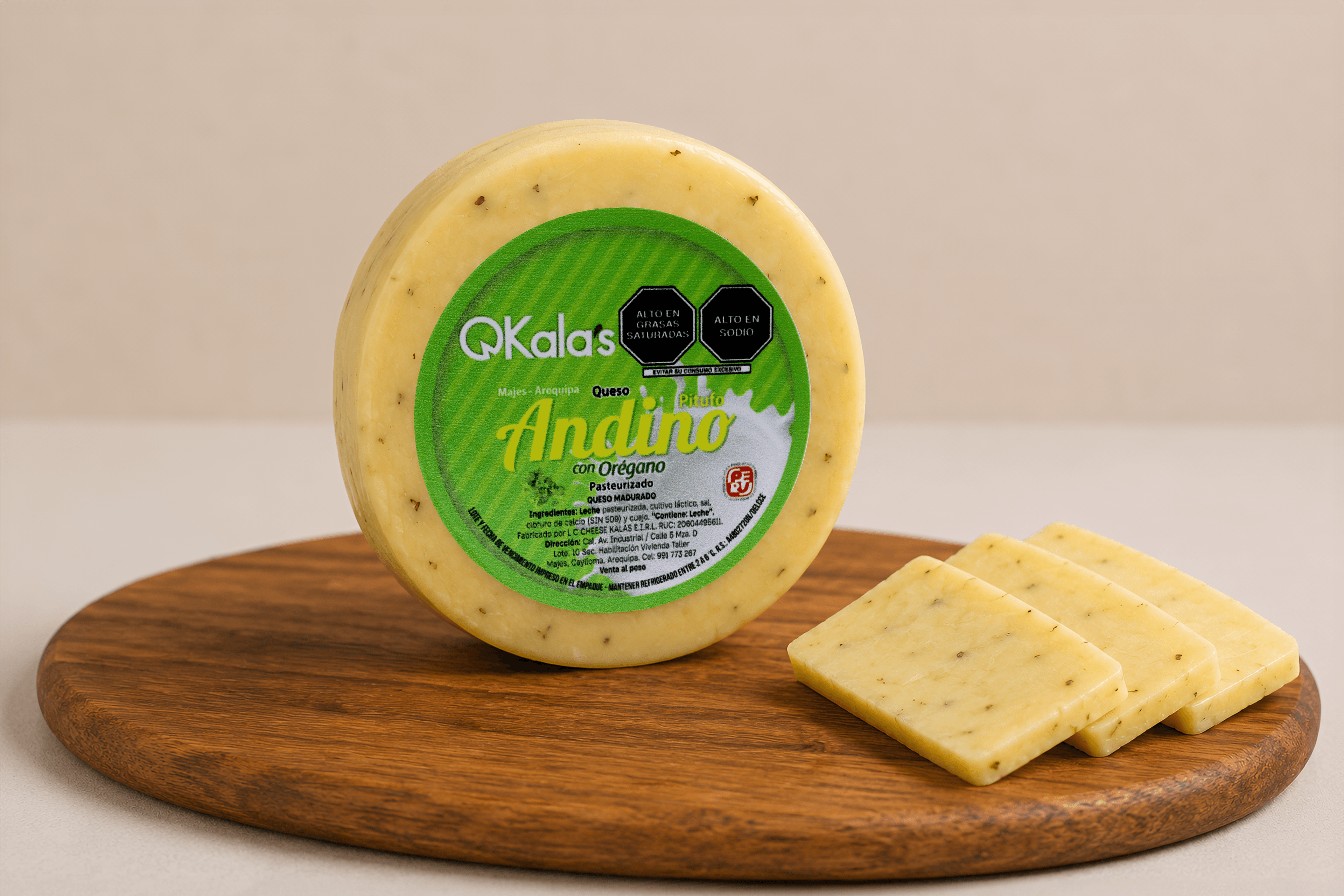 Queso Andino con Orégano de QKALA'S